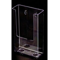 Machine Molded Wall Mount Style Brochure Holder (4-1/8"x1-1/16"x7")